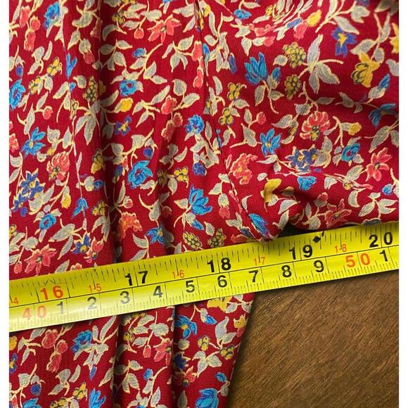 Vintage Carteret Long Sleeve Floral Dress with Tie Neck - Picture 10 of 14